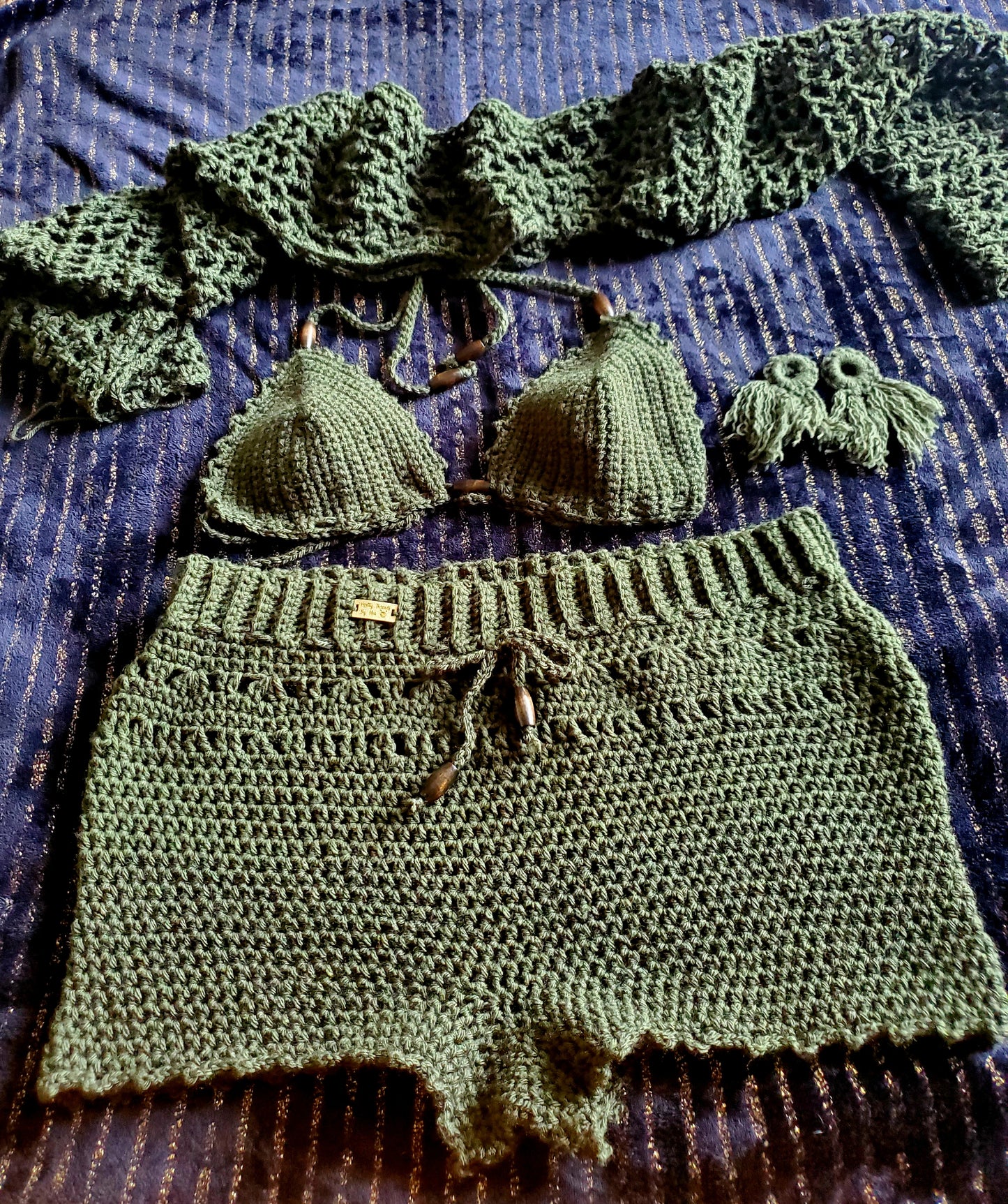 5 pc Shorts/Bolero Set