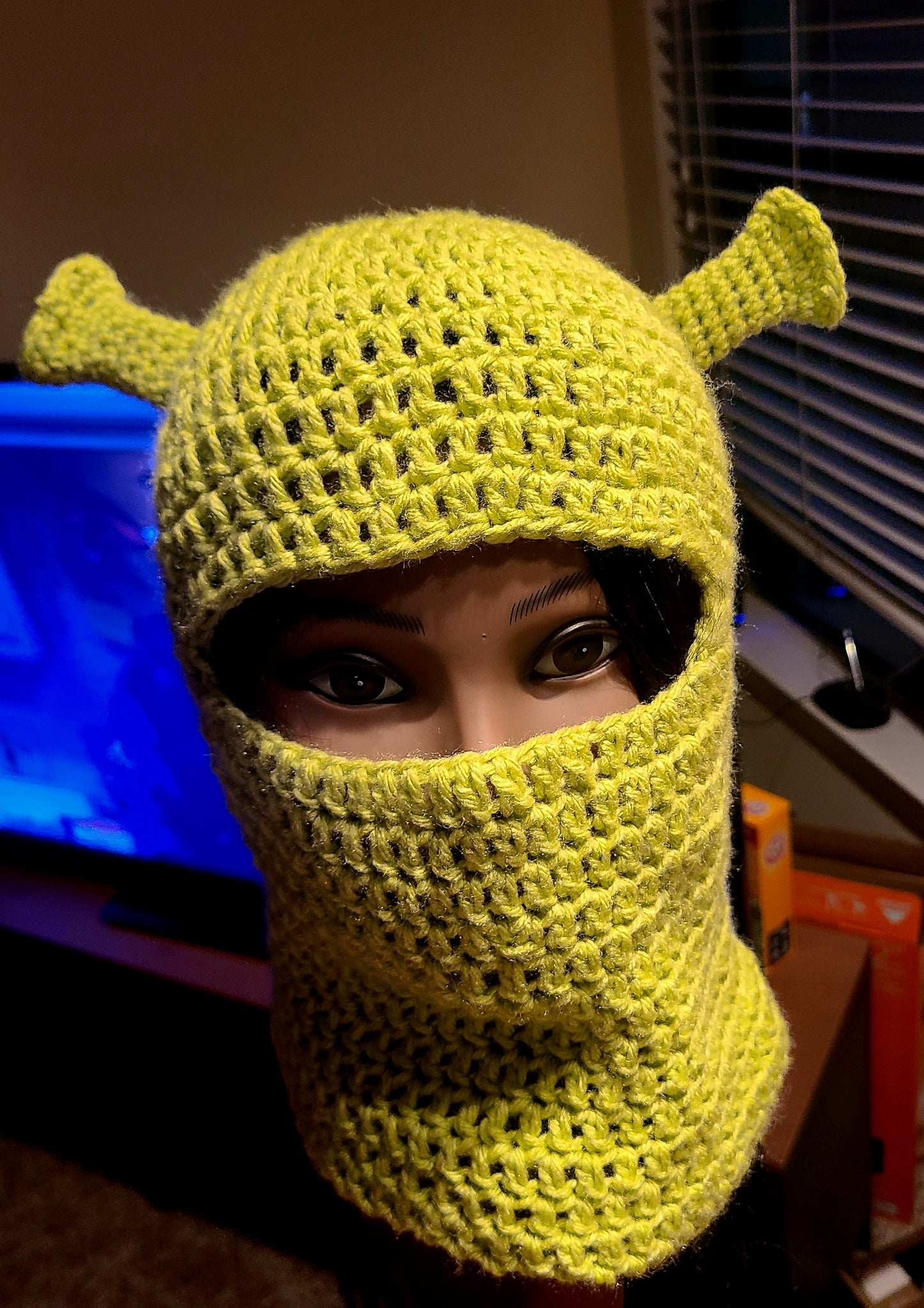 "Shrek" Balaclava (Ski Mask)
